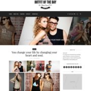 Outfit Light Blogger Templates