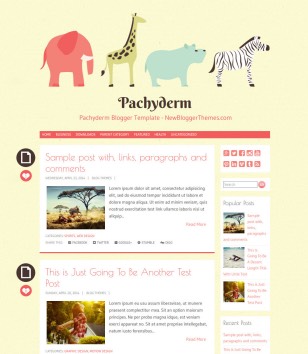 Pachyderm Blogger Templates