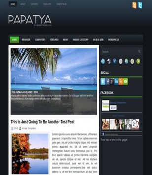 Papatya Blogger Templates