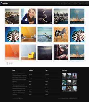 Pegasus Blogger Templates