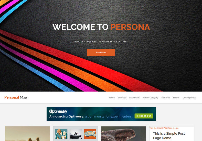 Personal Mag Blogger Template