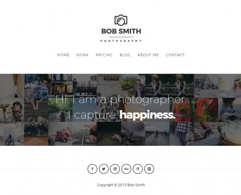 Photographer - A WordPress Theme For Photographers