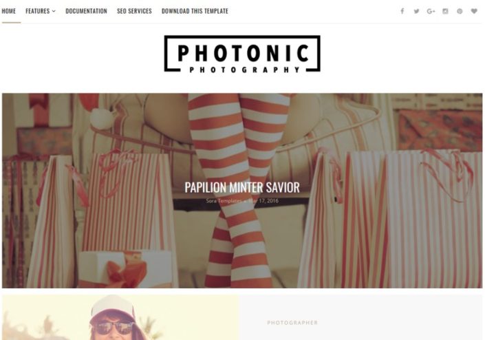 Photonic Blogger Template