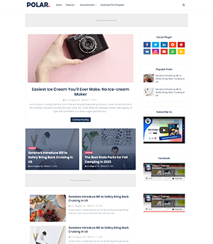 Polar Blogger Templates