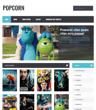 PopCorn Blogger Templates