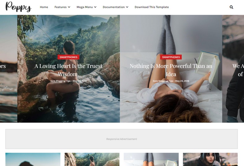 Poppy Blogger Template is a super-fast loading theme loaded with tons of features and custom widgets. If you have decided the niches like News, Travel, Food, and Photography then the poppy blogger template is perfect for that.