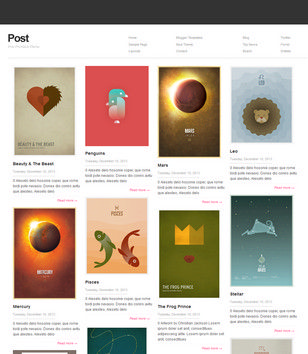 Post Blogger Templates