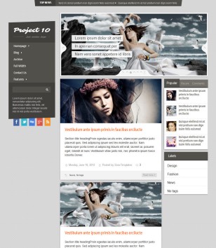Project 10 Blogger Templates