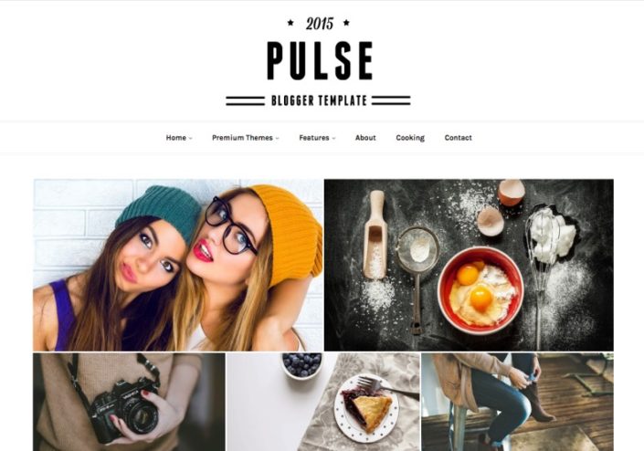 Pulse Responsive Blogger Template • Blogspot Templates 2025