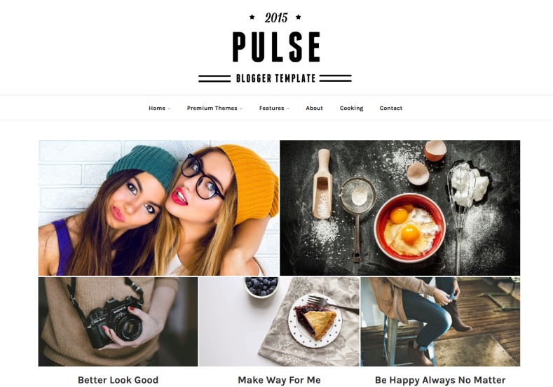 Pulse Responsive Blogger Template. Blogger Themes. Free Blogspot templates for your blogger blog. Best suitable for news blog templates. Best Ads ready blogspot templates help for add adsense ad code and easily showing adsence ads in your blog. Adapted from WordPress templates are converted from WordPress themes. It is help for take your rich. Blogger magazine template specially designed for magazine blogs. The writers can utilize this themes for take blog attractive to users. Elegant themes are more used themes in most of the blogs. Use minimalist blog templates for rich look for your blog. Free premium blogger themes means, themes authors release two types of themes. One is premium another one is free. Premium templates given for cost but free themes given for no cost. You no need pay From California, USA. $10 USD, or $20 USD and more. But premium buyers get more facilities from authors But free buyers. If you run game or other animation oriented blogs, and you can try with Anime blog templates. Today the world is fashion world. So girls involve to the criteria for make their life fashionable. So we provide fashion blogger themes for make your fashionable. News is most important concept of the world. Download news blogger templates for publishing online news. You can make your blog as online shopping store. Get Online shopping store blogger template to sell your product. Navigation is most important to users find correct place. Download drop down menu, page navigation menu, breadcrumb navigation menu and vertical dropdown menu blogspot themes for free. Google Guide to blogging tips and tricks for bloggers. Google bloggers can get blogspot trick and tips for bloggers. Blog templates portfolio professional blogspot themes, You can store your life moments with your blogs with personal pages templates. Video and movie blogs owners get amazing movie blog themes for their blogs. Business templates download. We publish blogger themes for photographers. Photographers easily share photos via photography blog themes. St valentine Christmas Halloween templates. Download Slideshow slider templates for free. Under construction coming soon custom blogspot template. Best beautiful high quality Custom layouts Blog templates from templateism, soratemplates, templatetrackers, simple, cute free premium professional unique designs blog themes blogspot themes. Seo ready portfolio anime fashion movie movies health custom layouts best download blogspot themes simple cute free premium professional unique designs xml html code html5.