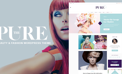 Pure - Fashion and Lifestyle WordPress Theme for Blogging