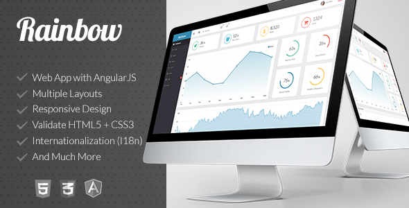 Rainbow - Responsive Admin App with AngularJS