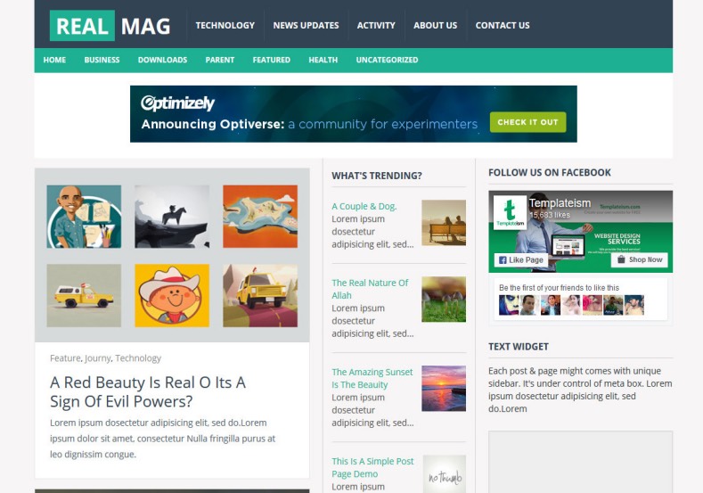 RealMag Responsive Blogger Template 2014 Free Blogger Templates
