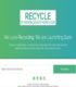 Recycle Cooming soon Blogger Templates