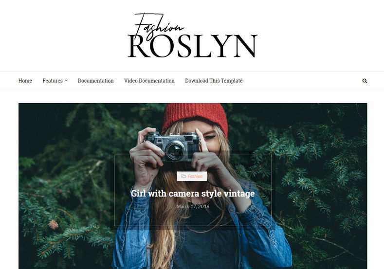 Roslyn Blogger Template