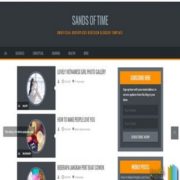 Sands of Time Responsive Blogger Templates