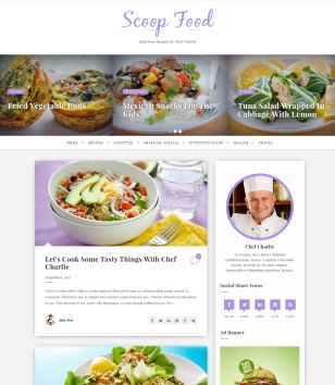 Scoop Food Blogger Templates