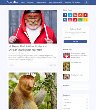 ShareMe Blogger Templates