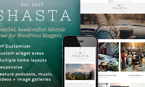 Shasta - A Responsive WordPress Theme For Lifestyle Bloggers