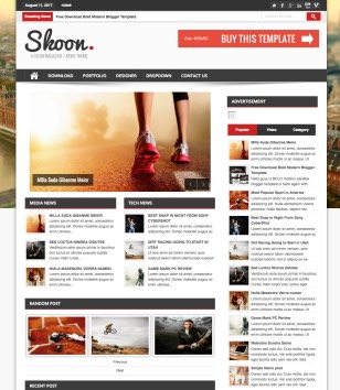Shoon Responsive Blogger Templates