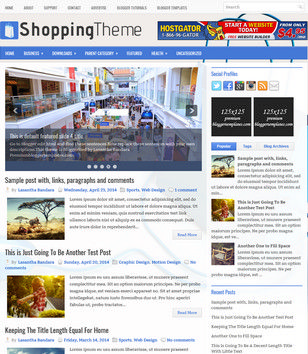 online shopping blogger templates free