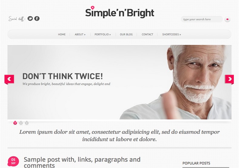 Simple’n Bright Blogger Template. Blogger Themes. Free Blogspot templates for your blogger blog. Best suitable for news blog templates. Best Ads ready blogspot templates help for add adsense ad code and easily showing adsence ads in your blog. Adapted from WordPress templates are converted from WordPress themes. It is help for take your rich. Blogger magazine template specially designed for magazine blogs. The writers can utilize this themes for take blog attractive to users. Elegant themes are more used themes in most of the blogs. Use minimalist blog templates for rich look for your blog. Free premium blogger themes means, themes authors release two types of themes. One is premium another one is free. Premium templates given for cost but free themes given for no cost. You no need pay From California, USA. $10 USD, or $20 USD and more. But premium buyers get more facilities from authors But free buyers. If you run game or other animation oriented blogs, and you can try with Anime blog templates. Today the world is fashion world. So girls involve to the criteria for make their life fashionable. So we provide fashion blogger themes for make your fashionable. News is most important concept of the world. Download news blogger templates for publishing online news. You can make your blog as online shopping store. Get Online shopping store blogger template to sell your product. Navigation is most important to users find correct place. Download drop down menu, page navigation menu, breadcrumb navigation menu and vertical dropdown menu blogspot themes for free. Google Guide to blogging tips and tricks for bloggers. Google bloggers can get blogspot trick and tips for bloggers. Blog templates portfolio professional blogspot themes, You can store your life moments with your blogs with personal pages templates. Video and movie blogs owners get amazing movie blog themes for their blogs. Business templates download. We publish blogger themes for photographers. Photographers easily share photos via photography blog themes. St valentine Christmas Halloween templates. Download Slideshow slider templates for free. Under construction coming soon custom blogspot template. Best beautiful high quality Custom layouts Blog templates from templateism, SoraTemplates, templatetrackers, simple, cute free premium professional unique designs blog themes blogspot themes. Seo ready portfolio anime fashion movie movies health custom layouts best download blogspot themes simple cute free premium professional unique designs xml html code html5.