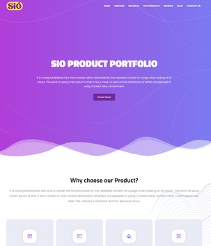 Sio Blogger Template