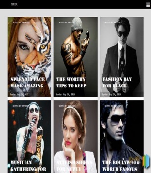 Sleek Responsive Blogger Templates