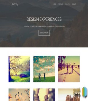 Snortly Portfolio Blogger Templates