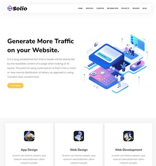 Solio Blogger Templates