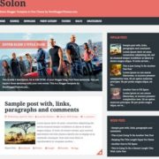 Solon Responsive Blogger Templates