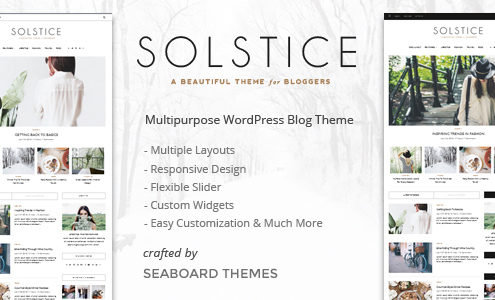 Solstice - A WordPress Blog Theme