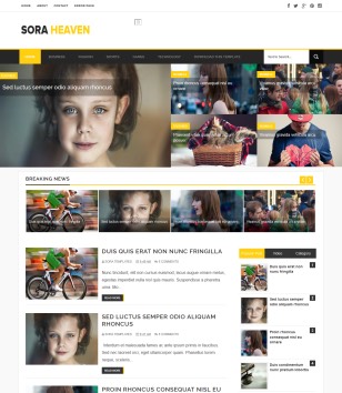 Sora Heaven Blogger Templates