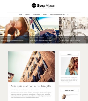 Sora Moon Blogger Templates