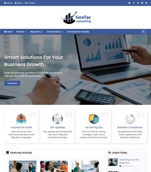 Sora Tax Blogger Templates