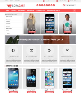 SoraCart Shopping Blogger Templates