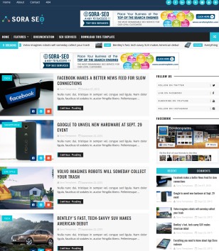 SoraSeo Blogger Templates