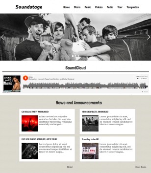 Soundstage Blogger Templates