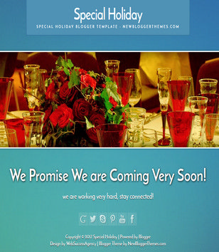 Special Holiday Responsive Blogger Templates