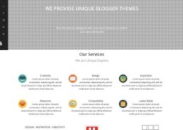 Squared Portfolio Responsive Blogger Templates