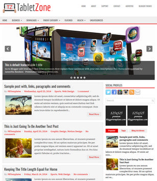TabletZone Blogger Templates