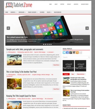TabletZone Blogger Templates