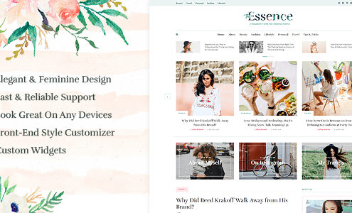 The Essence - A Responsive WordPress Blog Theme