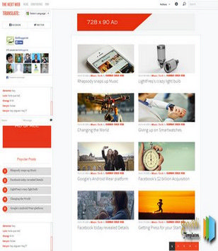The Next Web Responsive Blogger Templates