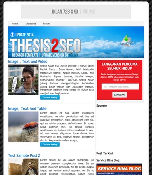 Thesis2 Seo Blogger Templates