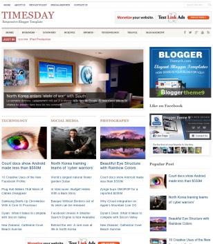 TimesDay Blogger Templates
