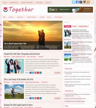 Together Blogger Templates