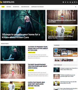 TrendNewsLog Blogger Templates