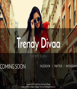 Trendy Divaa soon Blogger Templates