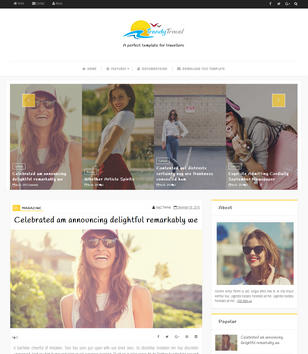 Trendy Travel Blogger Templates